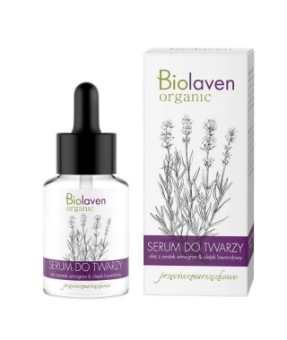Biolaven - Serum do twarzy i szyi o działaniu przeciwzmarszczkowym,